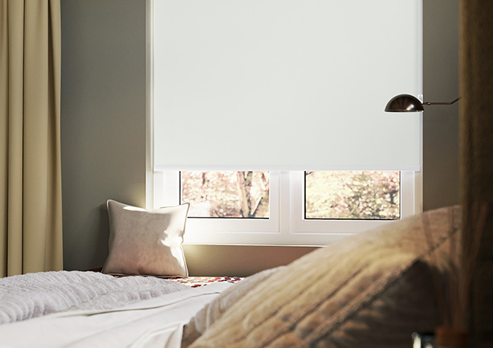 Levant (FR Blackout), Glacier White - Twist&Fit Roller Blind - Image 5